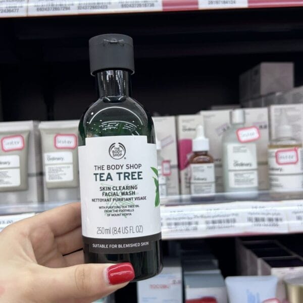 The Body Shop Tea Tree სახის გამწმენდი დასაბანი გელი
