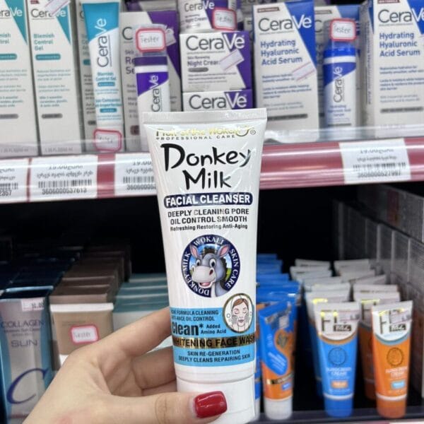 Donkey Milk სახის ღრმად გამწმენდი დასაბანი გელი