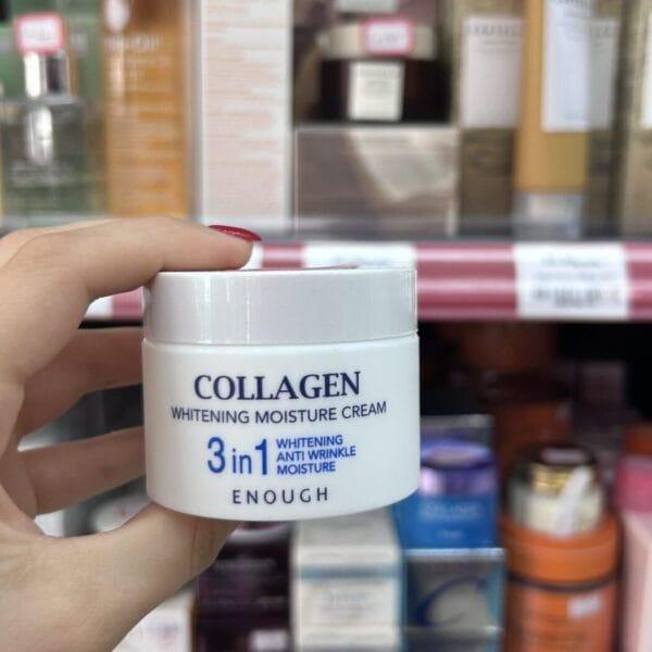 Enough Collagen სახის დამატენიანებელი კოლაგენის კრემი „3 ერთში“