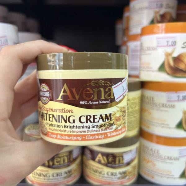 Wokali Avena Whitening Cream სახისა და ტანის კრემი