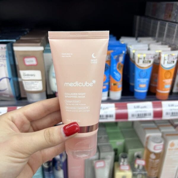 Medicube Collagen Night Wrapping Mask (ღამის აღმდგენი კოლაგენის ნიღაბი-ფირი)