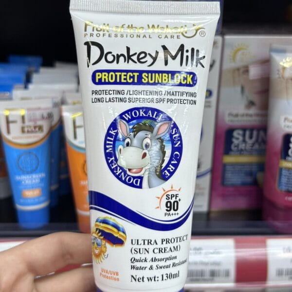 Donkey Milk მზისგან დამცავი კრემი 130 მლ