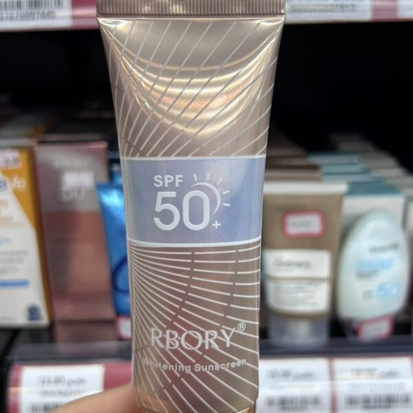 RBORY Whitening Sunscreen SPF 50+ მათეთრებელი მზისგან დამცავი კრემი