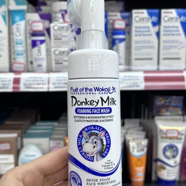 Donkey Milk სახის დასაბანი ქაფი ვირის რძით