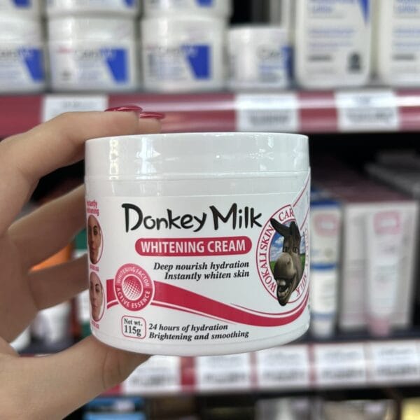 Donkey Milk Whitening Cream ვირის რძის მათეთრებელი კრემი (115 გრ)