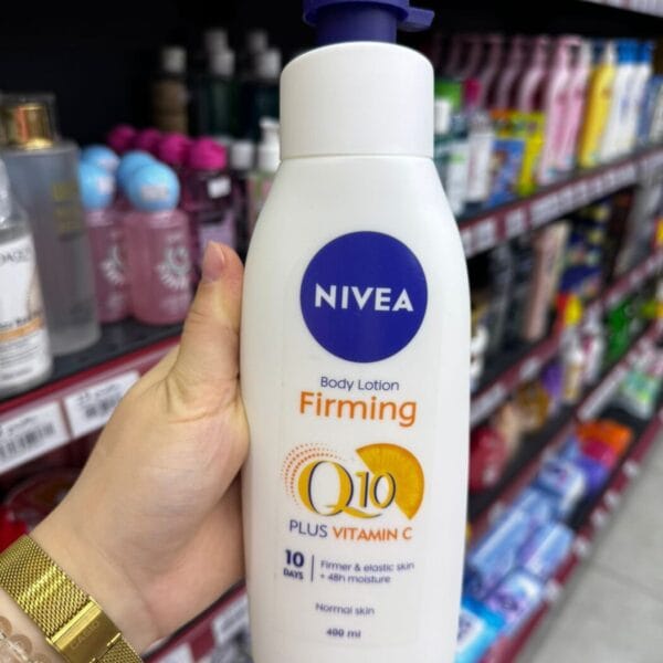 NIVEA Q10 Plus Vitamin C Firming Body Lotion ტანის გამამკვრივებელი ლოსიონი