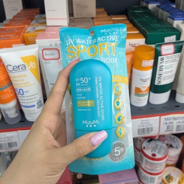 MizuMi UV Water Active Sport SPF50+ PA++++ მზისგან დამცავი