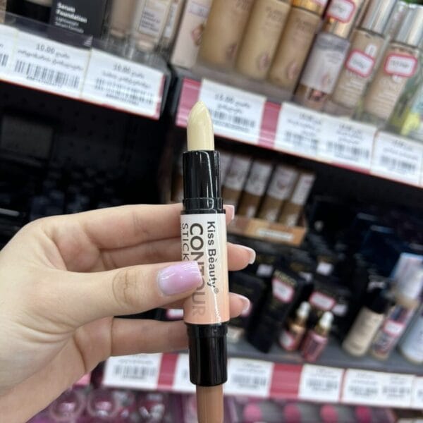 Kiss Beauty 2-in-1 Contour Highlighter Stick კონტურინგი და ჰაილაითერი