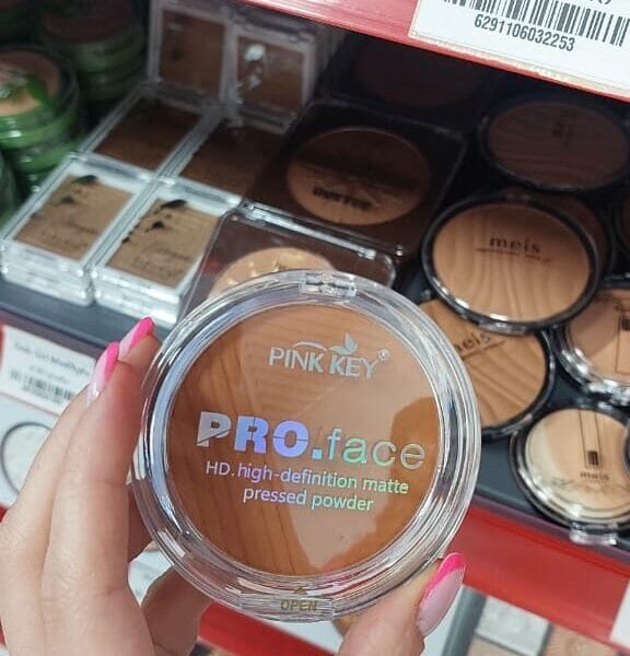 PINK KEY Pro.face კომპაქტური პუდრი