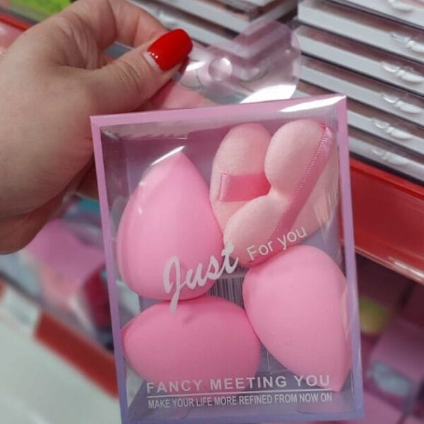 Fancy Meeting You Makeup Sponge Set მაკიაჟის ღრუბლების ნაკრები