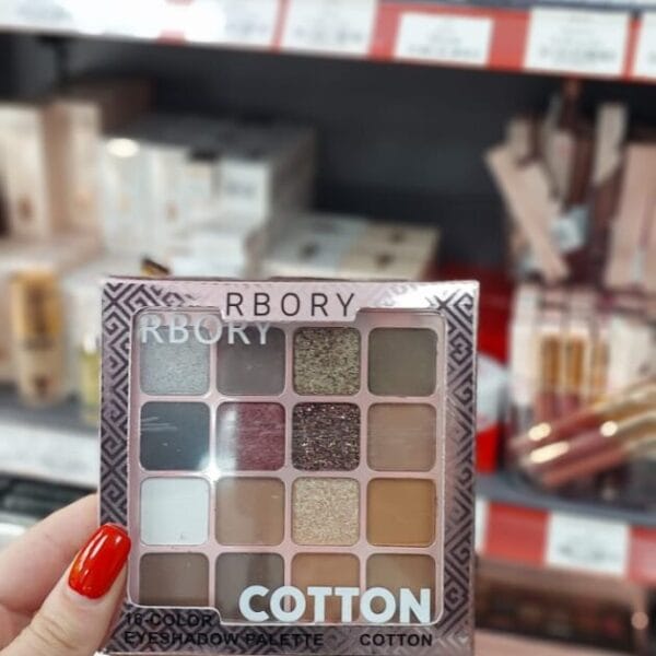 RBORY Cotton 16 Color Eyeshadow Palette თვალის ჩრდილების პალიტრა