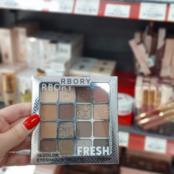 RBORY Fresh 16 Color Eyeshadow Palette თვალის ჩრდილების პალიტრა