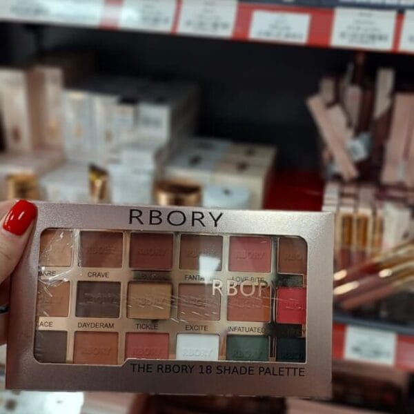 RBORY The RBORY 18 Shade Palette თვალის ჩრდილების პალიტრა