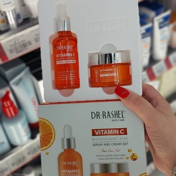 DR.RASHEL Vitamin C Serum and Cream Set სახის მოვლის ნაკრები
