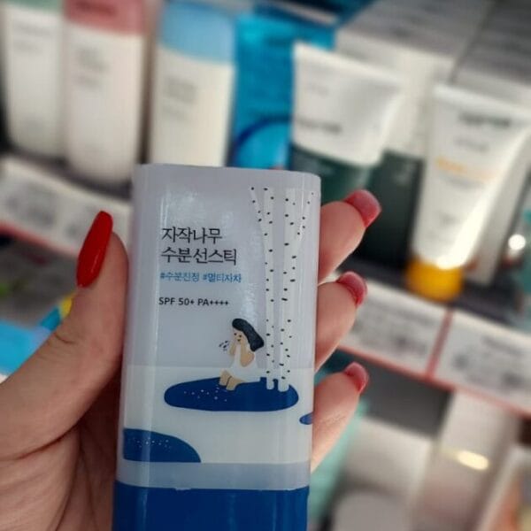 Round Lab Birch Juice Moisturizing Sun Stick SPF 50+ PA++++ მზისგან დამცავი სტიკი