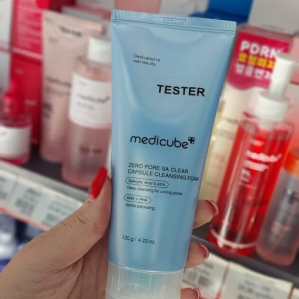 Medicube Zero Pore 5.0 Clear Capsule Cleansing Foam სახის გამწმენდი ქაფი